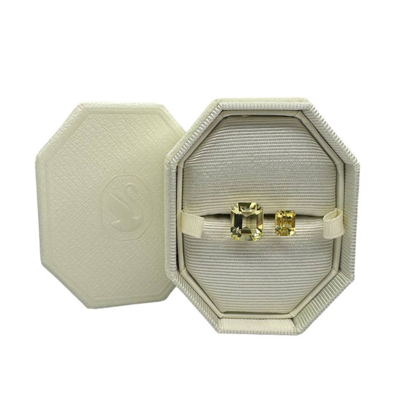 Swarovski Jewelry - Swarovski Millenia cocktail ring Square cut crystals, Yellow  5 USA / 50